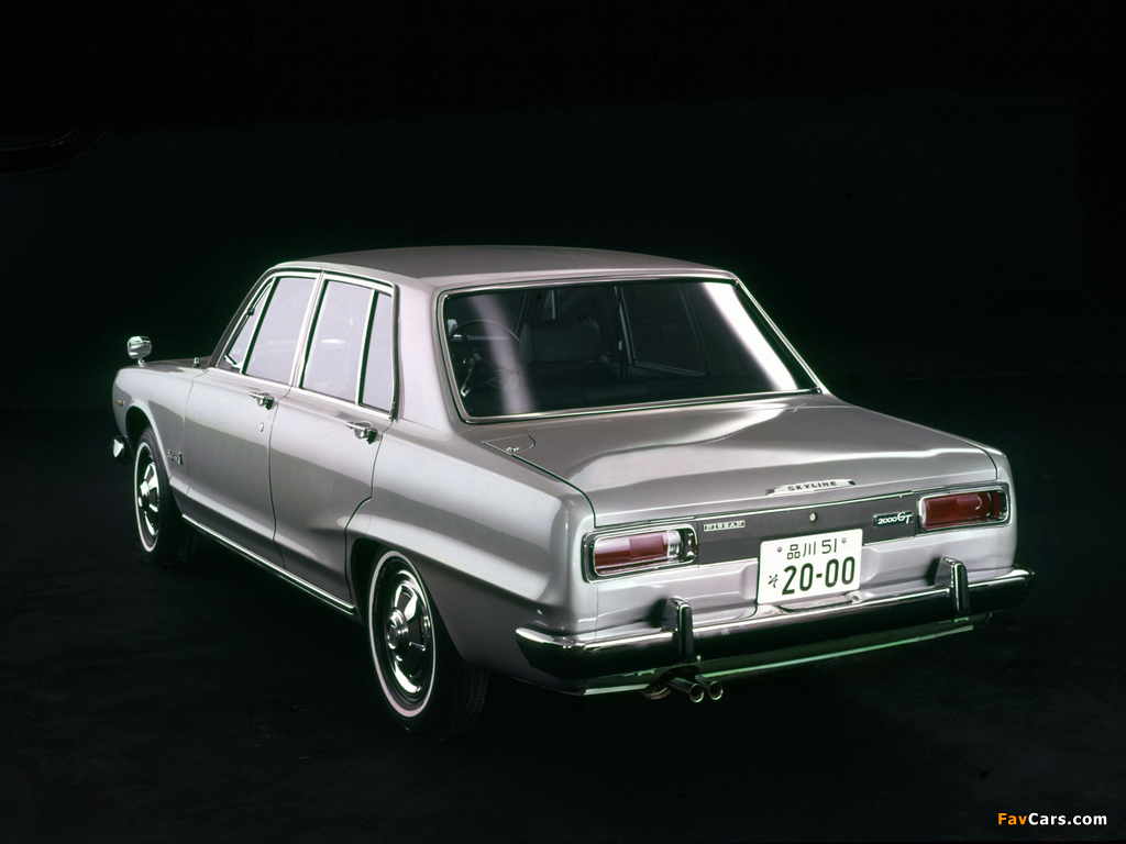 Nissan Skyline 2000GT Sedan (C10) 1968–72 wallpapers (1024 x 768)