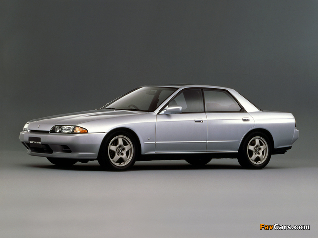 Nissan Skyline GTS-T Sedan (RCR32) 1989–91 pictures (640 x 480)