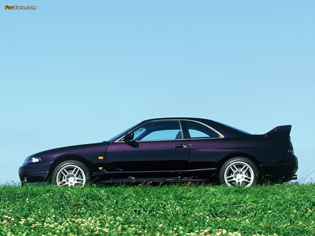 Nissan Skyline GT-R V-spec (BCNR33) 1995–98 wallpapers (1024 x 768)