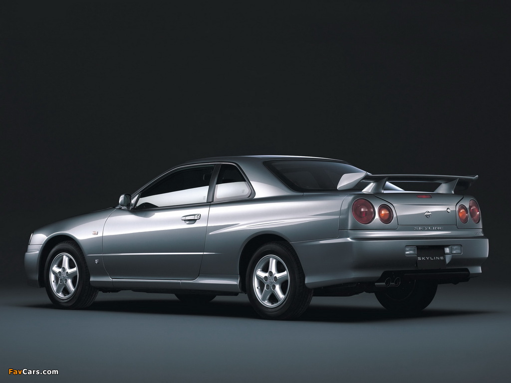 Nissan Skyline GT Coupe (HR34) 1998–2001 pictures (1024 x 768)