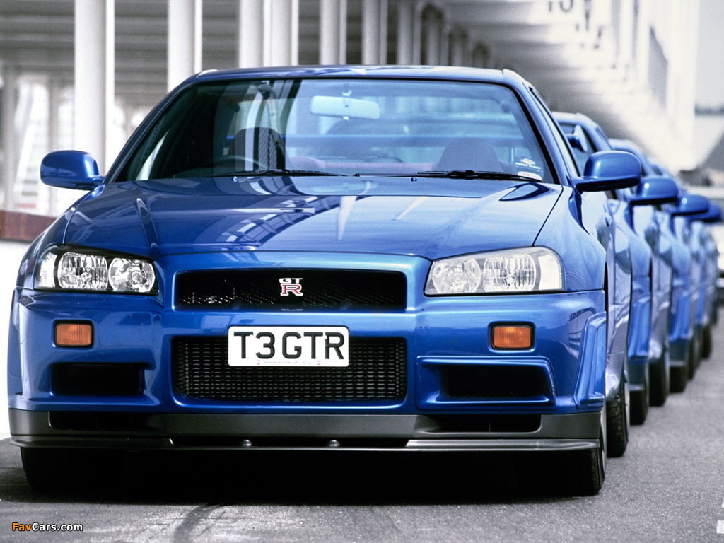 Nissan Skyline GT-R V-spec (BNR34) 1999–2002 pictures (1024 x 768)