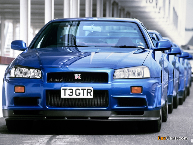 Nissan Skyline GT-R V-spec (BNR34) 1999–2002 pictures (640 x 480)