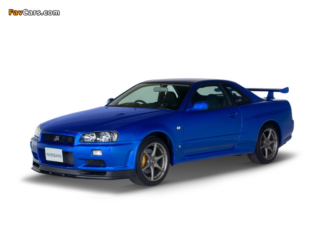 Nissan Skyline GT-R (BNR34) 1999–2002 wallpapers (640 x 480)