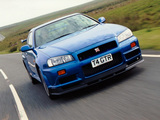 Nissan Skyline GT-R V-spec (BNR34) 1999–2002 wallpapers