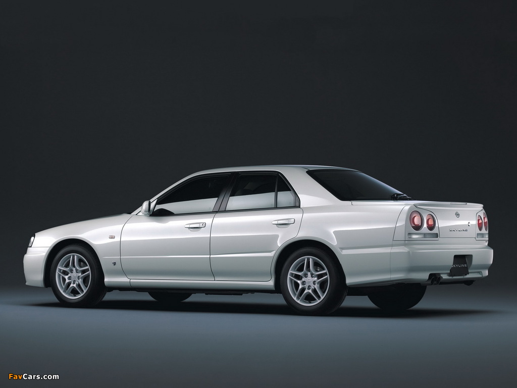 Nissan Skyline GT Sedan (ER34) 2000–01 wallpapers (1024 x 768)