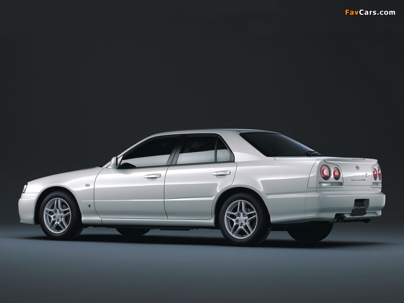 Nissan Skyline GT Sedan (ER34) 2000–01 wallpapers (800 x 600)