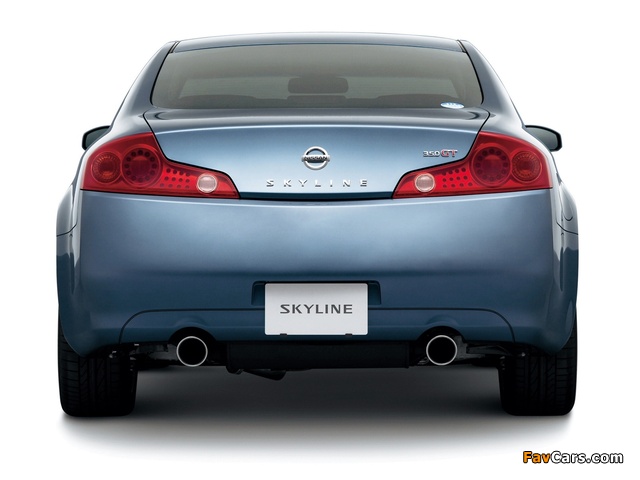 Nissan Skyline Coupe (CV35) 2003–07 wallpapers (640 x 480)