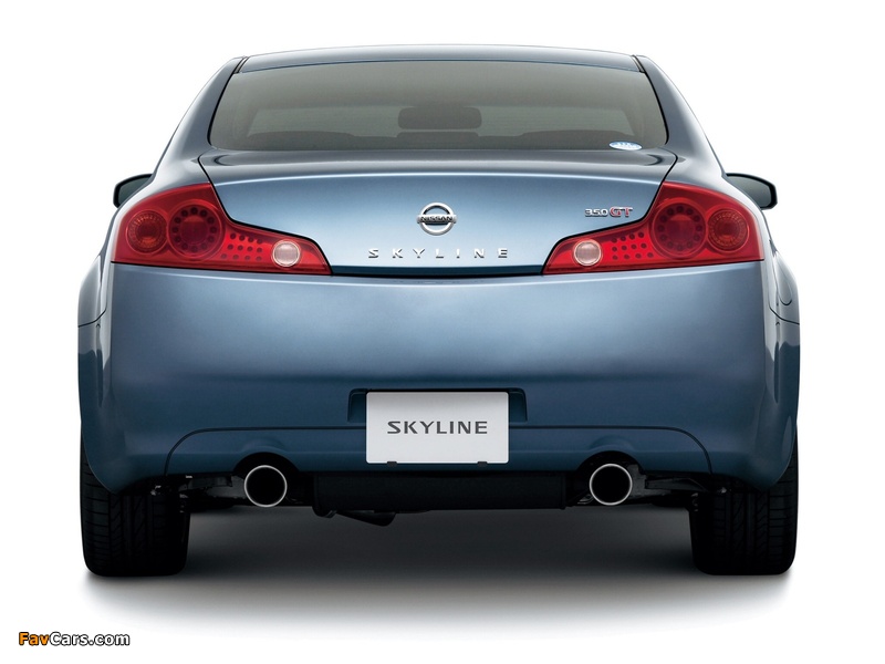 Nissan Skyline Coupe (CV35) 2003–07 wallpapers (800 x 600)