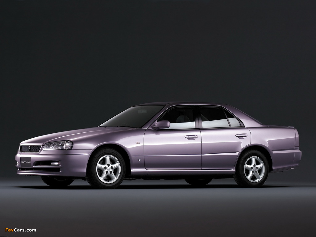 Nissan Skyline 25GT-X Turbo Sedan (R34) images (1024 x 768)