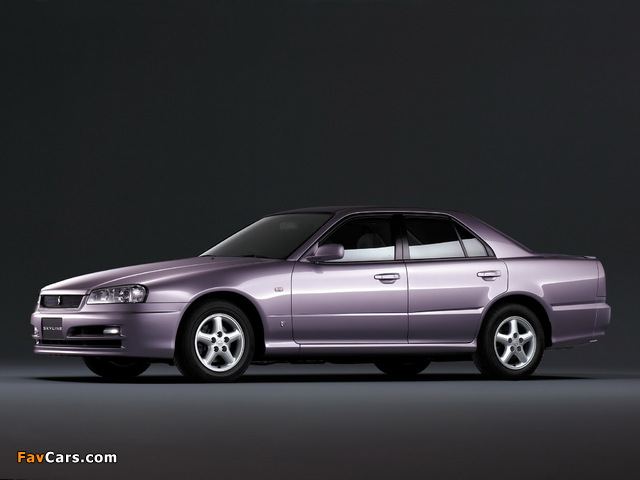 Nissan Skyline 25GT-X Turbo Sedan (R34) images (640 x 480)