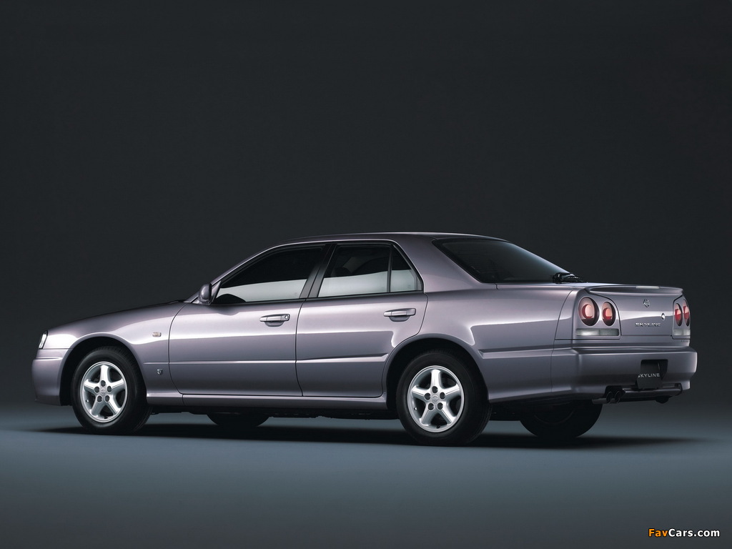 Nissan Skyline 25GT-X Turbo Sedan (R34) images (1024 x 768)