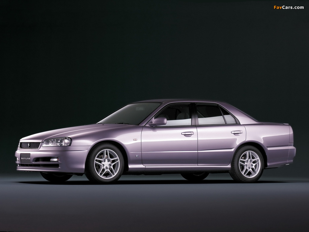 Nissan Skyline 25GT-X Turbo Sedan (R34) wallpapers (1024 x 768)