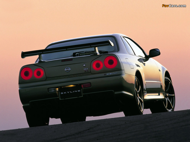 Photos of Nissan Skyline GT-R M-Spec Nür (BNR34) 2002 (800 x 600)