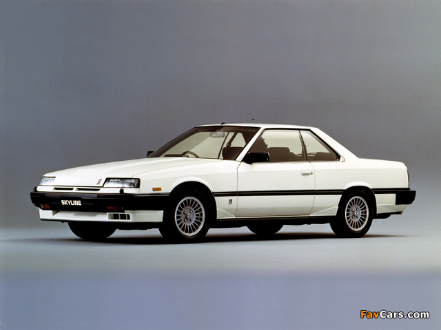Pictures of Nissan Skyline 2000 Turbo RS-X Coupe (KDR30XFT) 1983–85 (640 x 480)