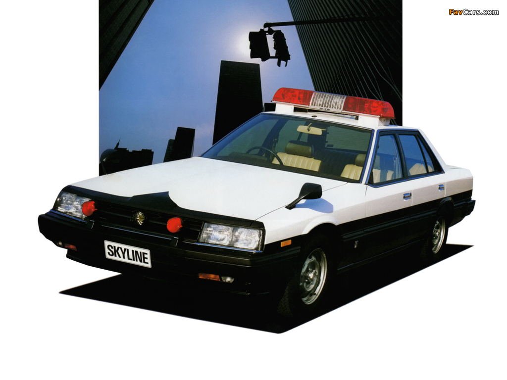 Pictures of Nissan Skyline 2000GT Sedan Patrol Car (R30) 1984 (1024 x 768)