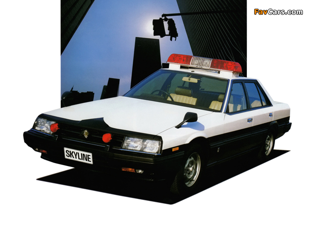 Pictures of Nissan Skyline 2000GT Sedan Patrol Car (R30) 1984 (640 x 480)