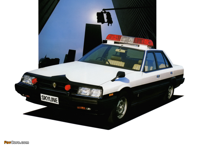 Pictures of Nissan Skyline 2000GT Sedan Patrol Car (R30) 1984 (800 x 600)