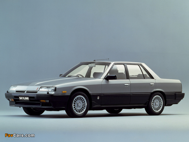 Pictures of Nissan Skyline 2000 RS-X Turbo C Sedan (DR30XFS) 1984–85 (640 x 480)