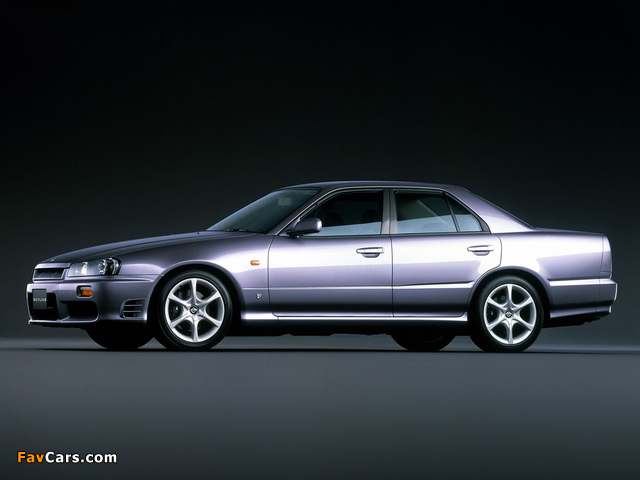 Pictures of Nissan Skyline GT Sedan (ER34) 1998–2000 (640 x 480)