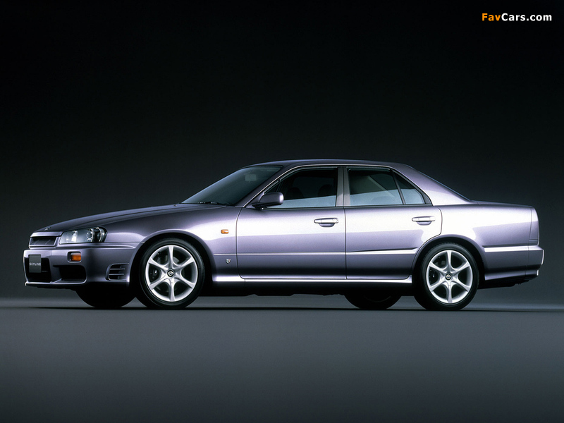 Pictures of Nissan Skyline GT Sedan (ER34) 1998–2000 (800 x 600)