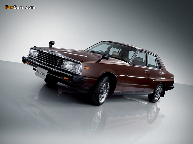 Nissan Skyline 2000GT Sedan (HGC211) 1979–81 wallpapers (640 x 480)