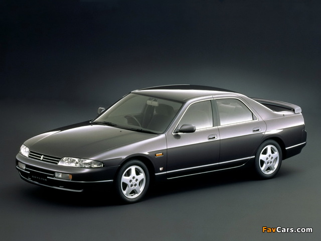 Nissan Skyline GTS25 Sedan (ER33) 1993–98 wallpapers (640 x 480)