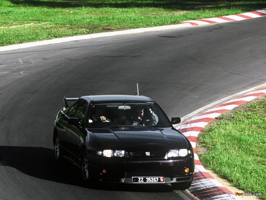 Nissan Skyline GT-R V-spec (BCNR33) 1995–98 wallpapers (1024 x 768)