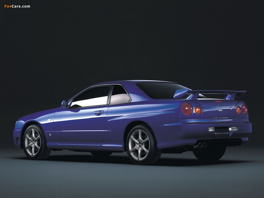 Nissan Skyline GT Turbo Coupe (R34) 2000–01 wallpapers (1024 x 768)