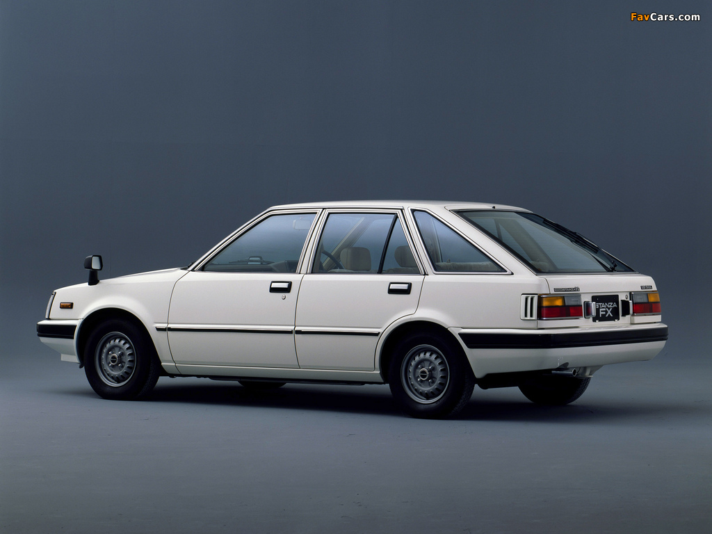 Nissan Stanza FX Hatchback (T11) 1981–83 wallpapers (1024 x 768)