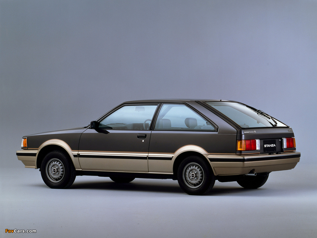 Nissan Stanza FX Hatchback RX (T11) 1983–86 photos (1024 x 768)