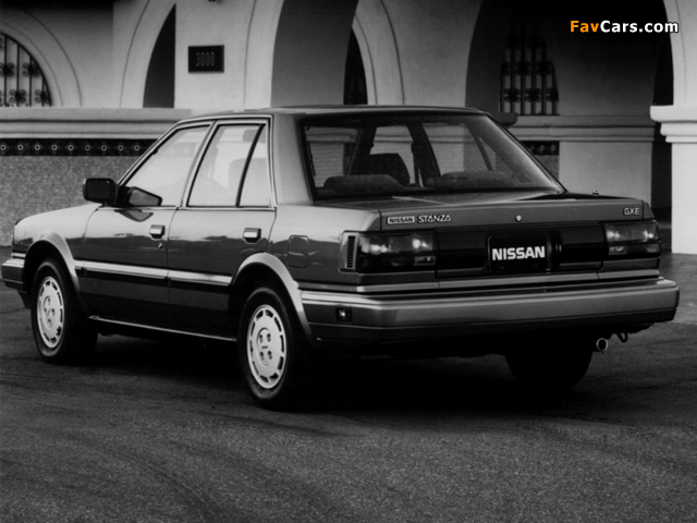 Nissan Stanza Sedan US-spec (T12) 1988–90 images (640 x 480)