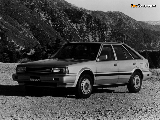 Photos of Nissan Stanza Hatchback US-spec (T12) 1987–88 (640 x 480)