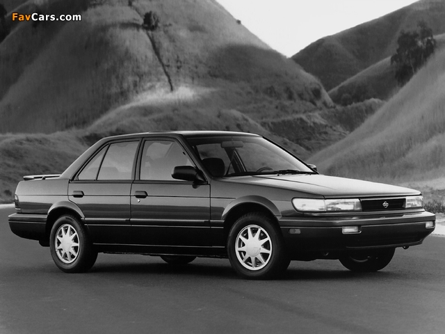 Photos of Nissan Stanza SE (U12) 1992 (640 x 480)