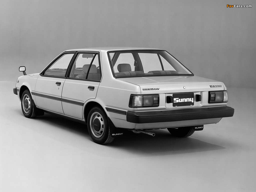 Images of Nissan Sunny Sedan (B11) 1981–85 (1024 x 768)