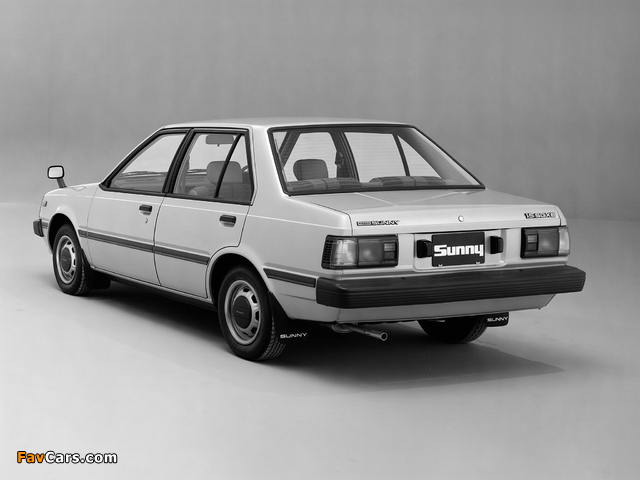 Images of Nissan Sunny Sedan (B11) 1981–85 (640 x 480)