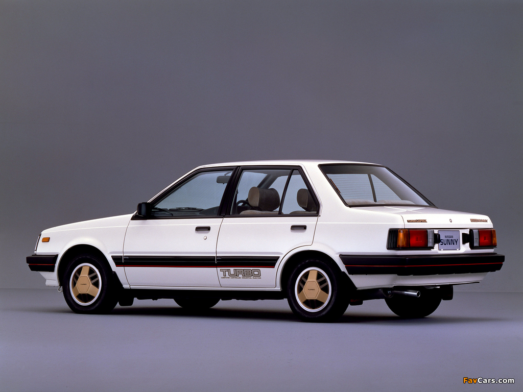 Images of Nissan Sunny Turbo Leprix Sedan (B11) 1982–85 (1024 x 768)