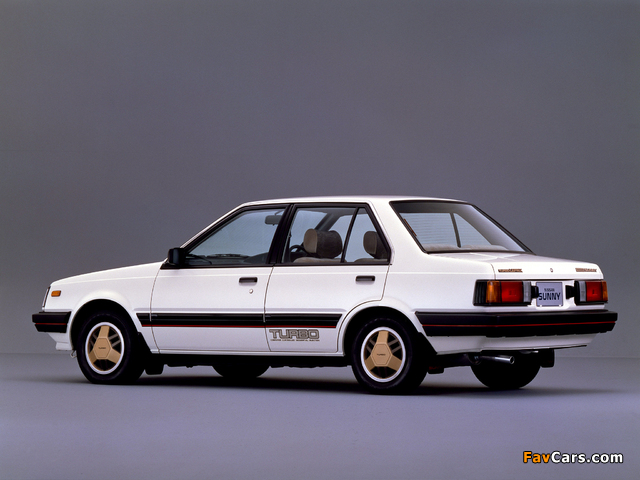 Images of Nissan Sunny Turbo Leprix Sedan (B11) 1982–85 (640 x 480)