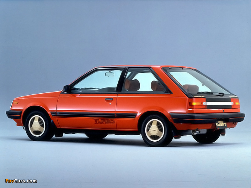 Images of Nissan Sunny Turbo Leprix 3-door (B11) 1982–85 (800 x 600)