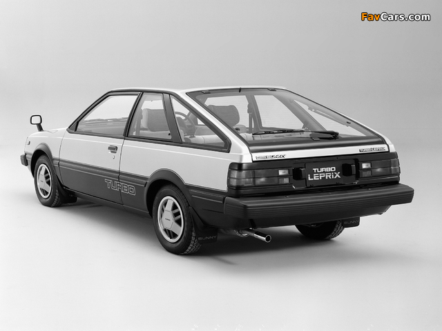 Images of Nissan Sunny Turbo Leprix Coupe (B11) 1983–85 (640 x 480)