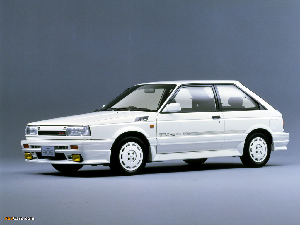Images of Nissan Sunny 306 Twin Cam Nismo (B12) 1986–87 (1024 x 768)
