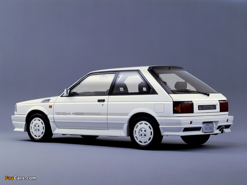 Images of Nissan Sunny 306 Twin Cam Nismo (B12) 1986–87 (800 x 600)