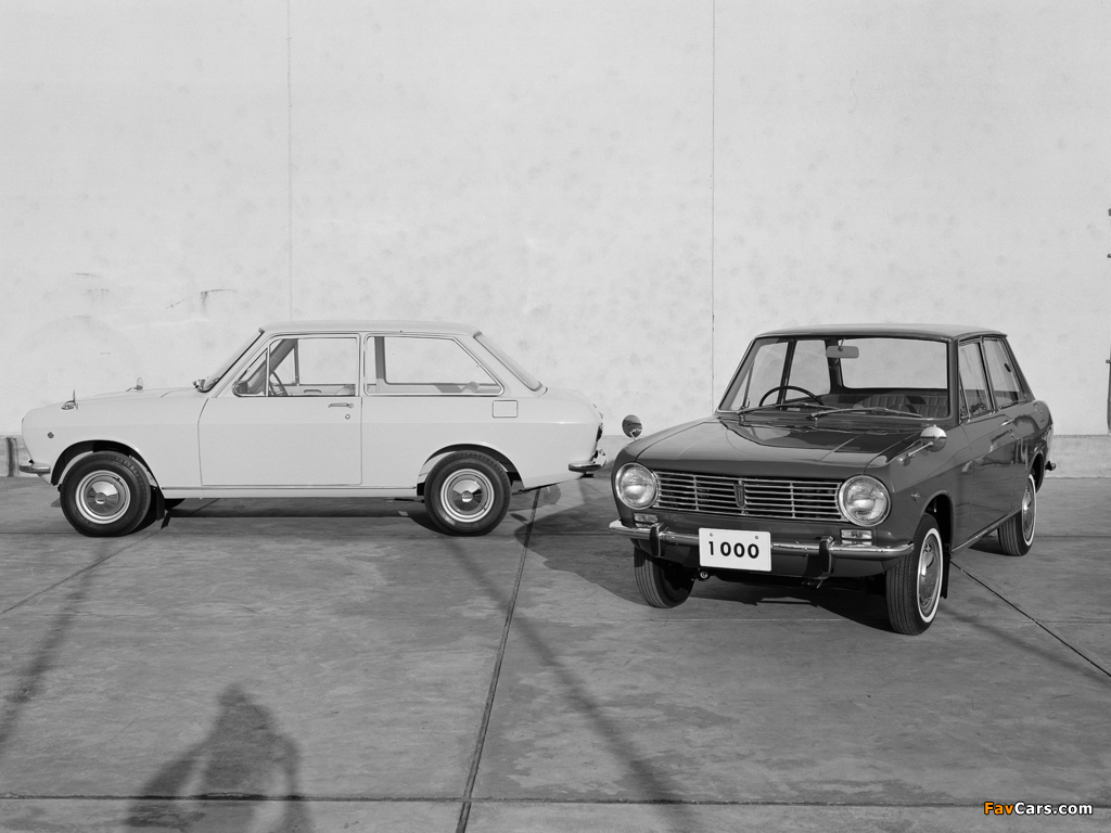 Datsun Sunny 2-door Sedan (B10) 1966–70 wallpapers (1024 x 768)