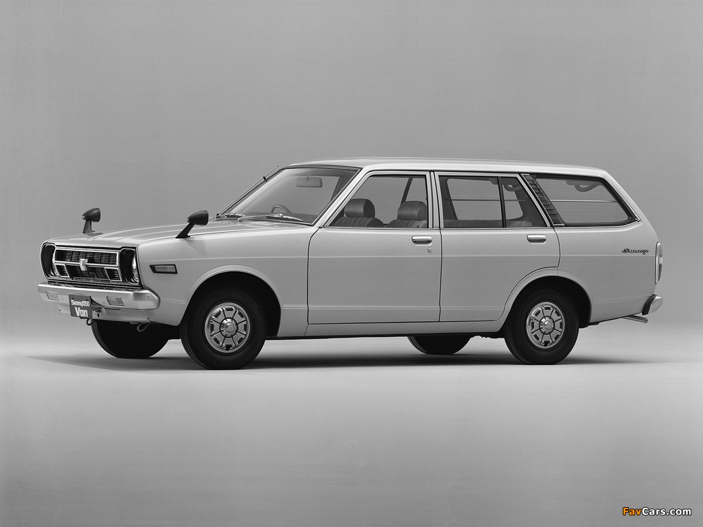 Nissan Sunny Van (B310) 1977–83 pictures (1024 x 768)