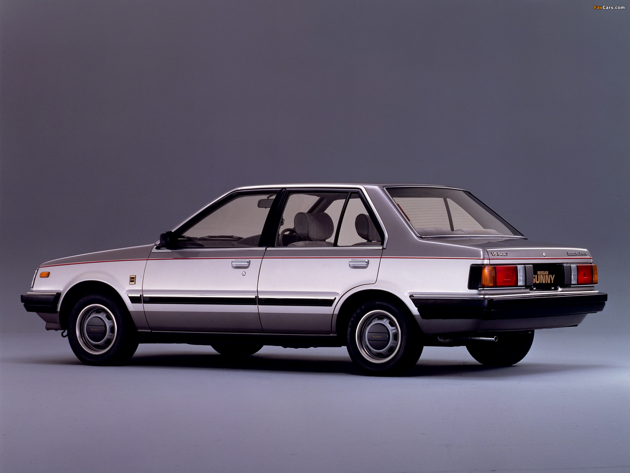 Nissan Sunny Sedan (B11) 1981–85 photos (2048 x 1536)