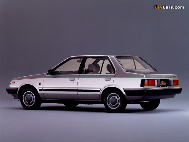 Nissan Sunny Sedan (B11) 1981–85 photos (640 x 480)