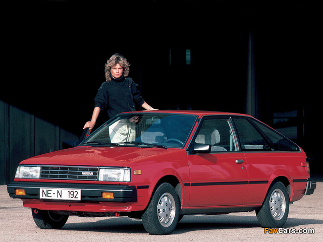 Nissan Sunny Coupe (B11) 1983–85 wallpapers (640 x 480)