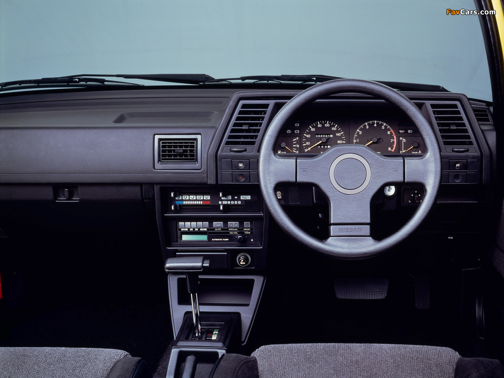 Nissan Sunny Hatchback (B12) 1985–87 images (1024 x 768)