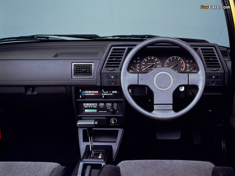 Nissan Sunny Hatchback (B12) 1985–87 images (800 x 600)