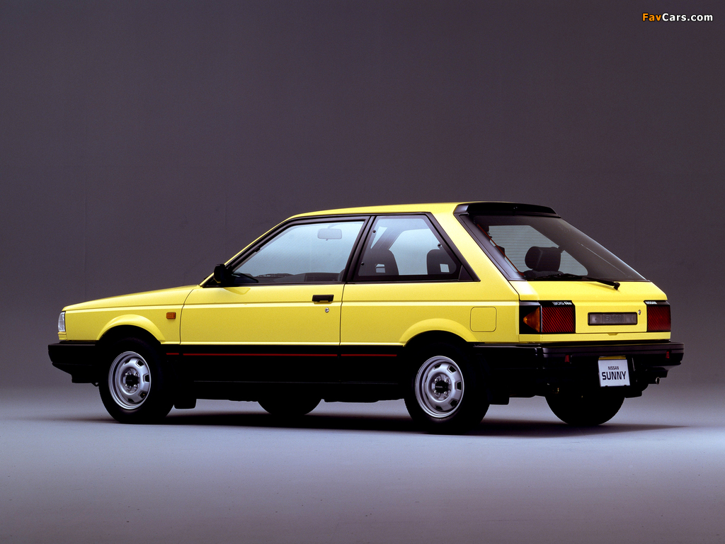 Nissan Sunny Hatchback (B12) 1985–87 photos (1024 x 768)