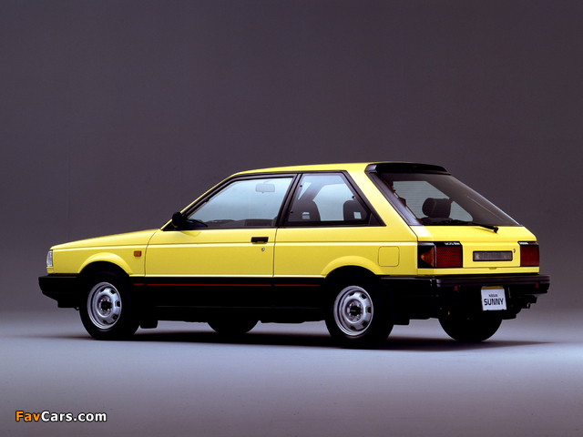 Nissan Sunny Hatchback (B12) 1985–87 photos (640 x 480)